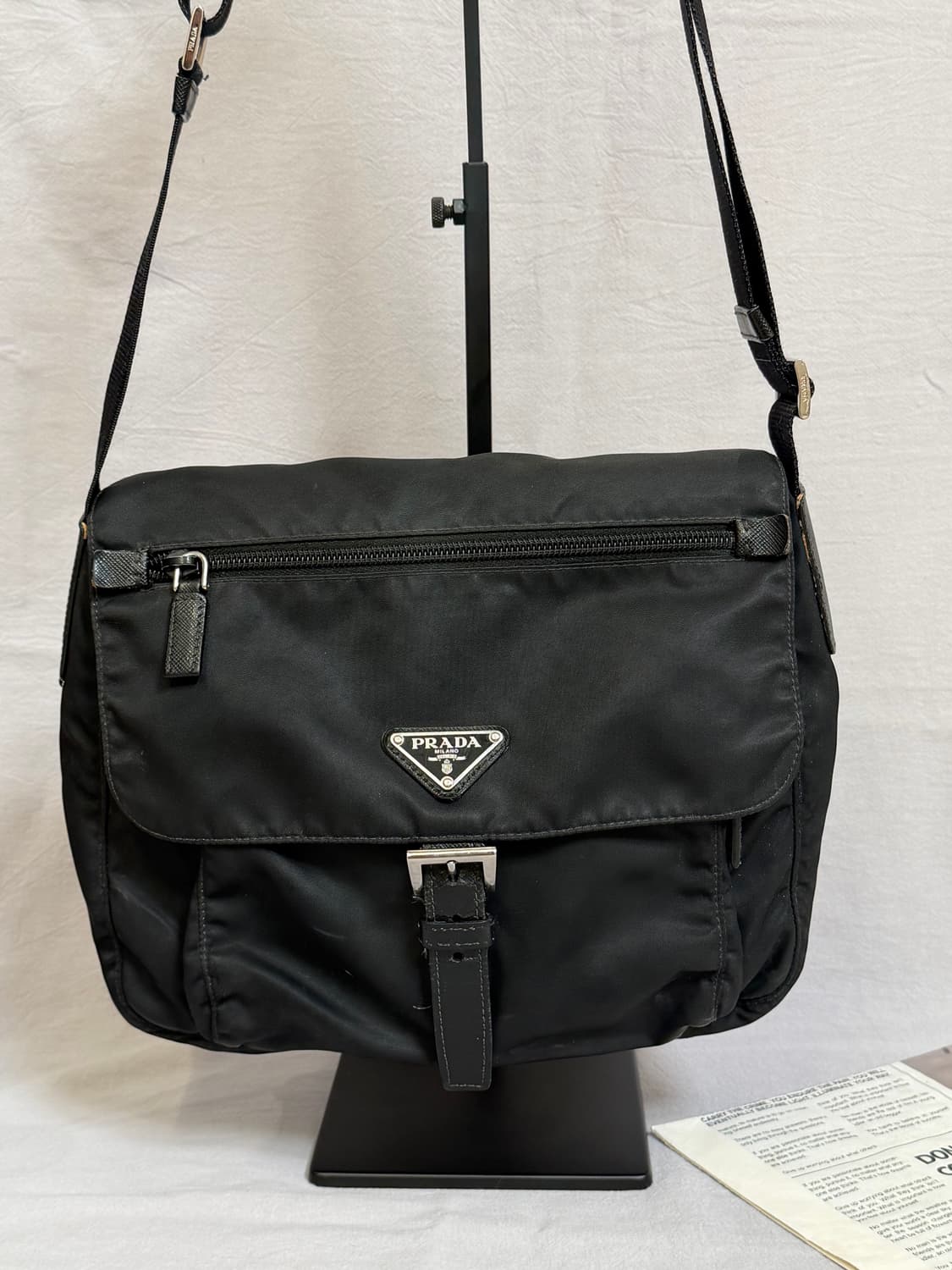 정품 프라다 포코노 나일론 사피아노 주우재백 메신저백 크로스백 상품이미지1