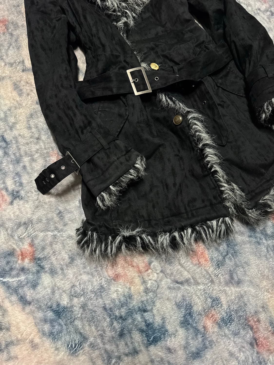 Spinash 00s archive leopard trimming fur 상품이미지4