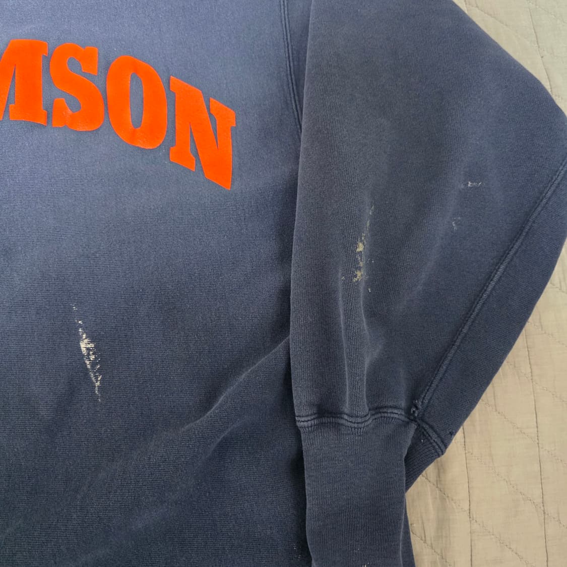 [XXL] 80s 빈티지 챔피온 리버스위브 트래쉬드 스웻 맨투맨 상품이미지2