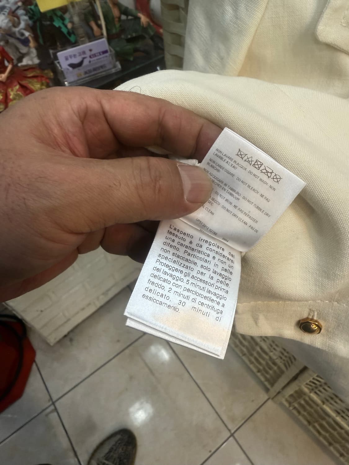 40/55-66 정품 구찌 린넨 자켓 팝니다 상품이미지8