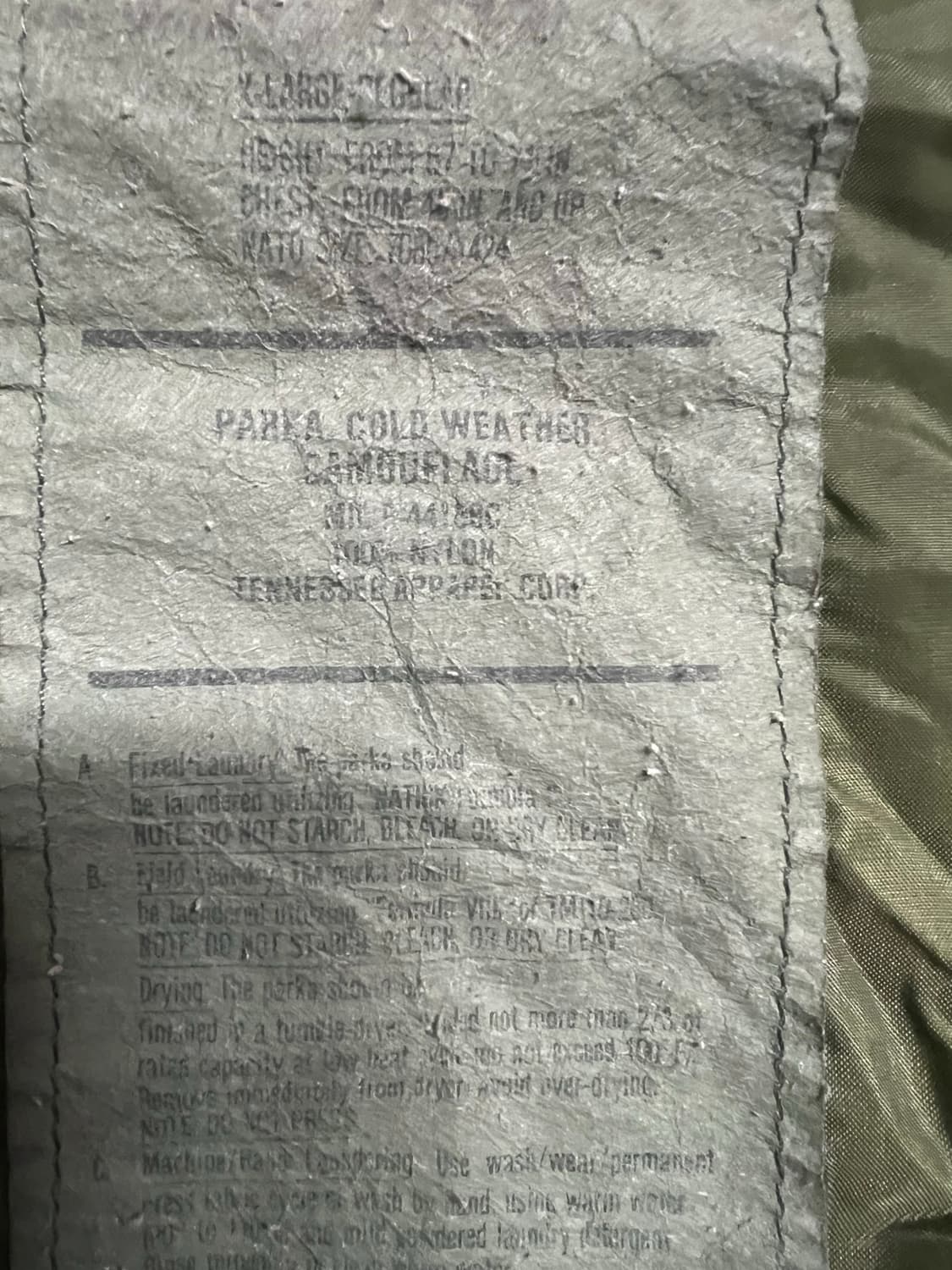 미군 1세대 고어텍스파카 (80년대) 상품이미지3