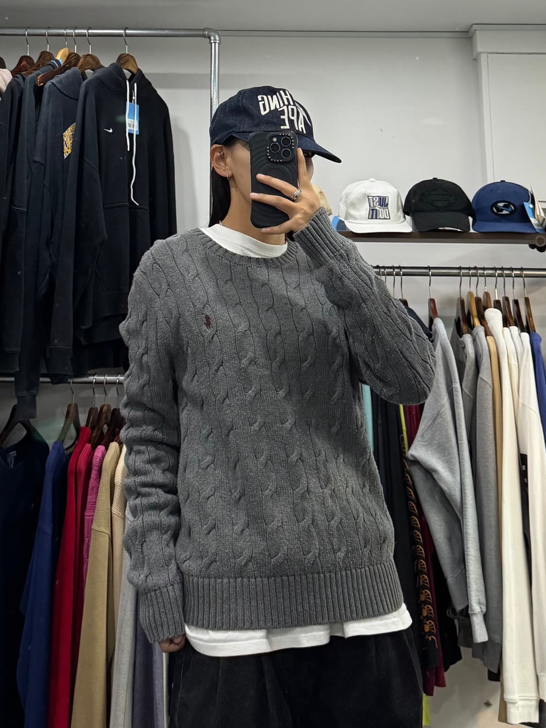 폴로 랄프로렌 꽈배기 니트 상품이미지7