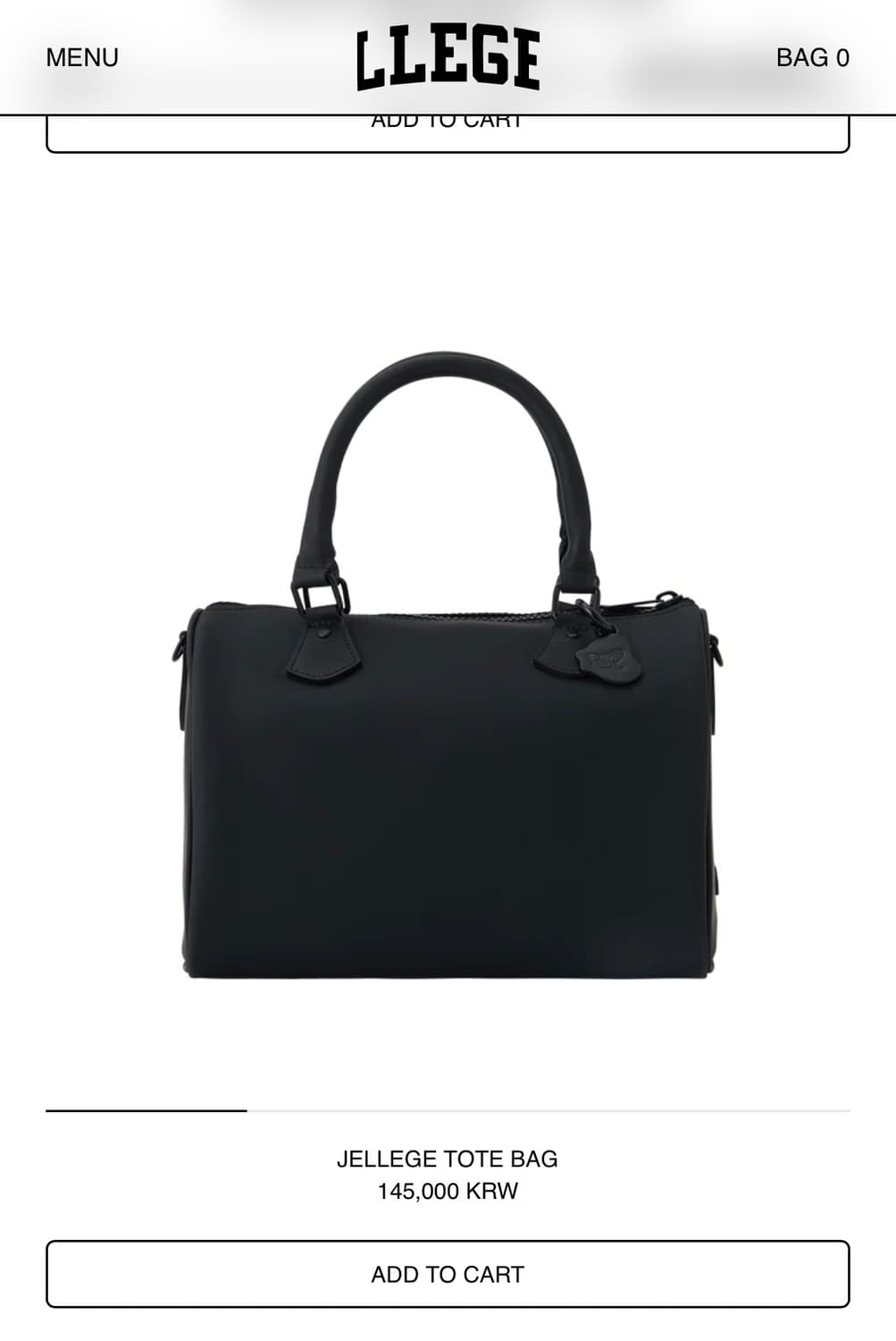 LLEGE 렉토 가방+스카프+키링 상품이미지3