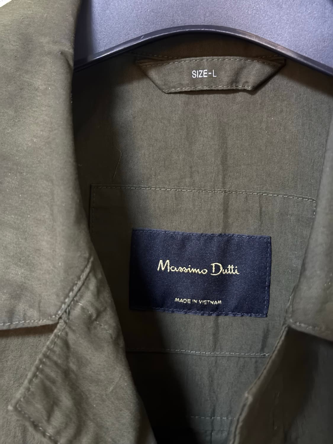 마시모두띠 코튼 나일론 필드자켓 L 상품이미지4