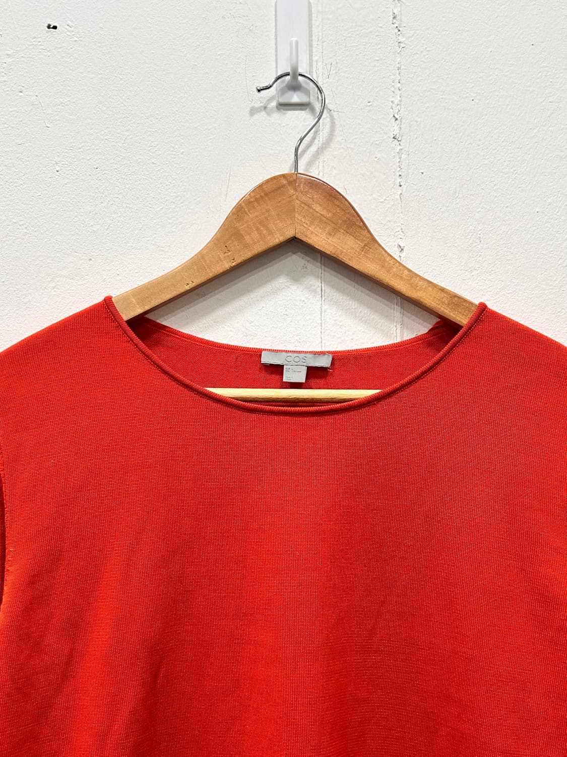 코스 COS 오렌지 릴렉스핏 코튼 니트 L 상품이미지3