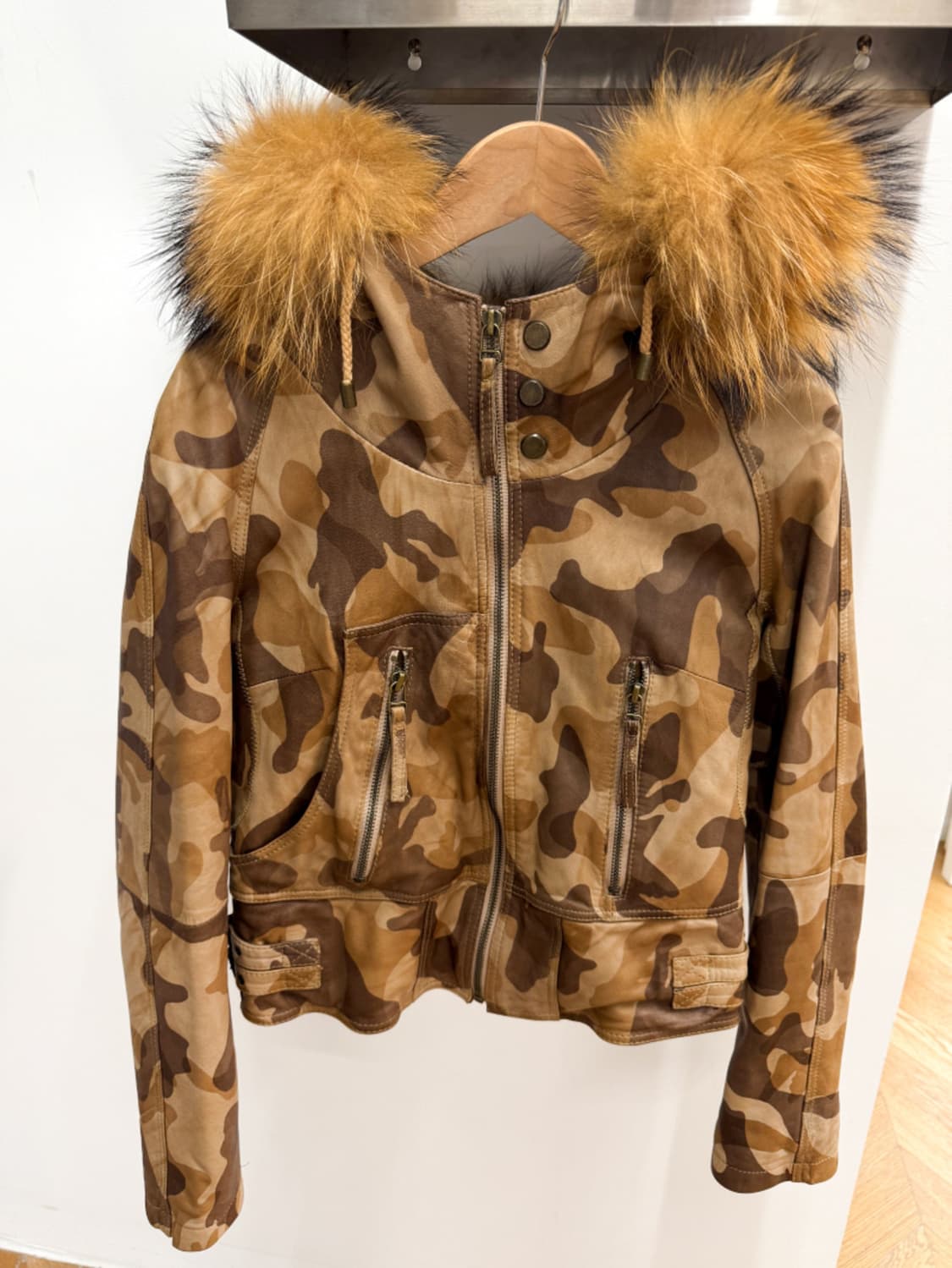 카모플라주 블루종 자켓 상품이미지2