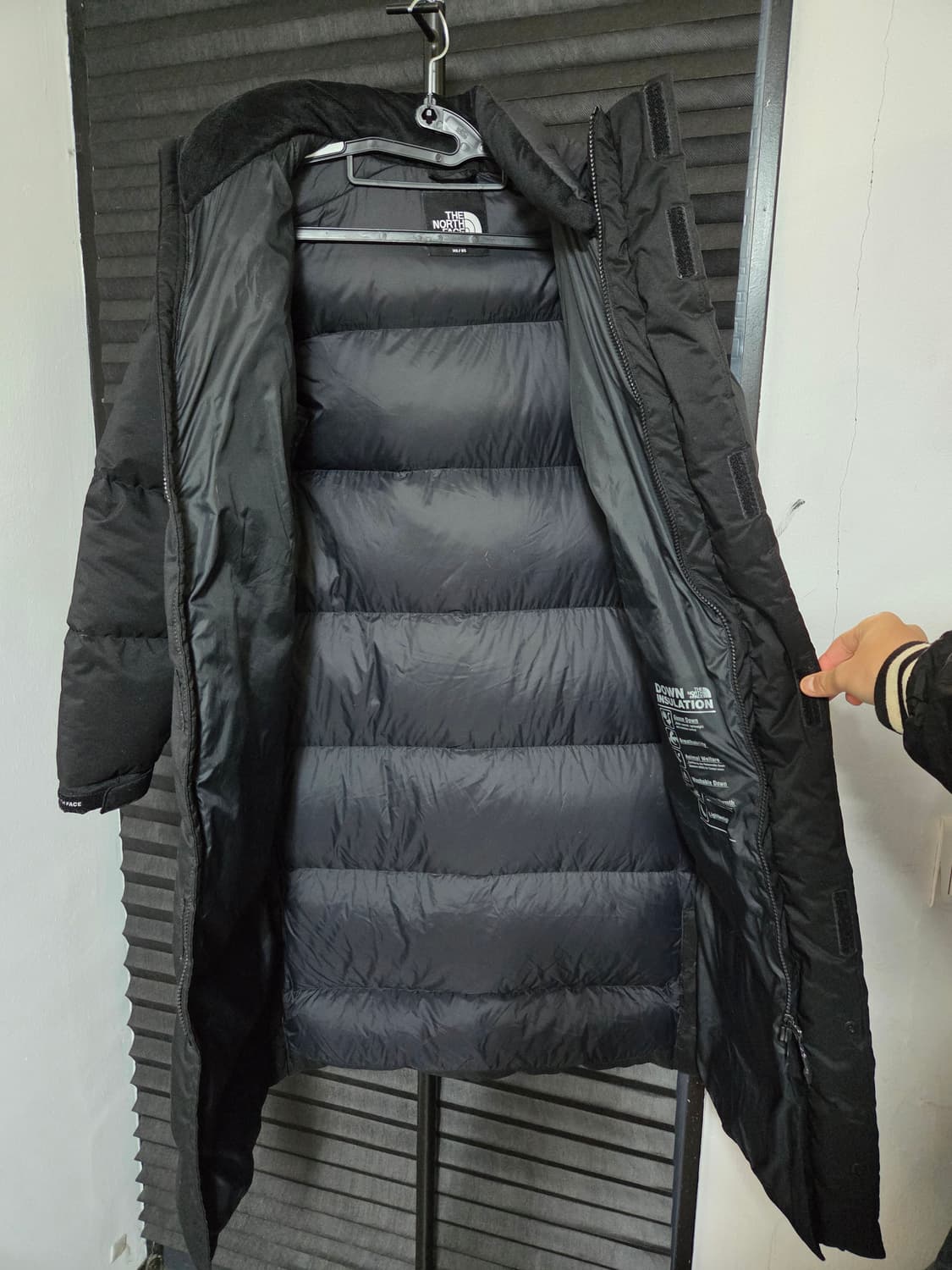 (정품) [노스페이스] 구스다운 롱패딩 판매합니다. 상품이미지5
