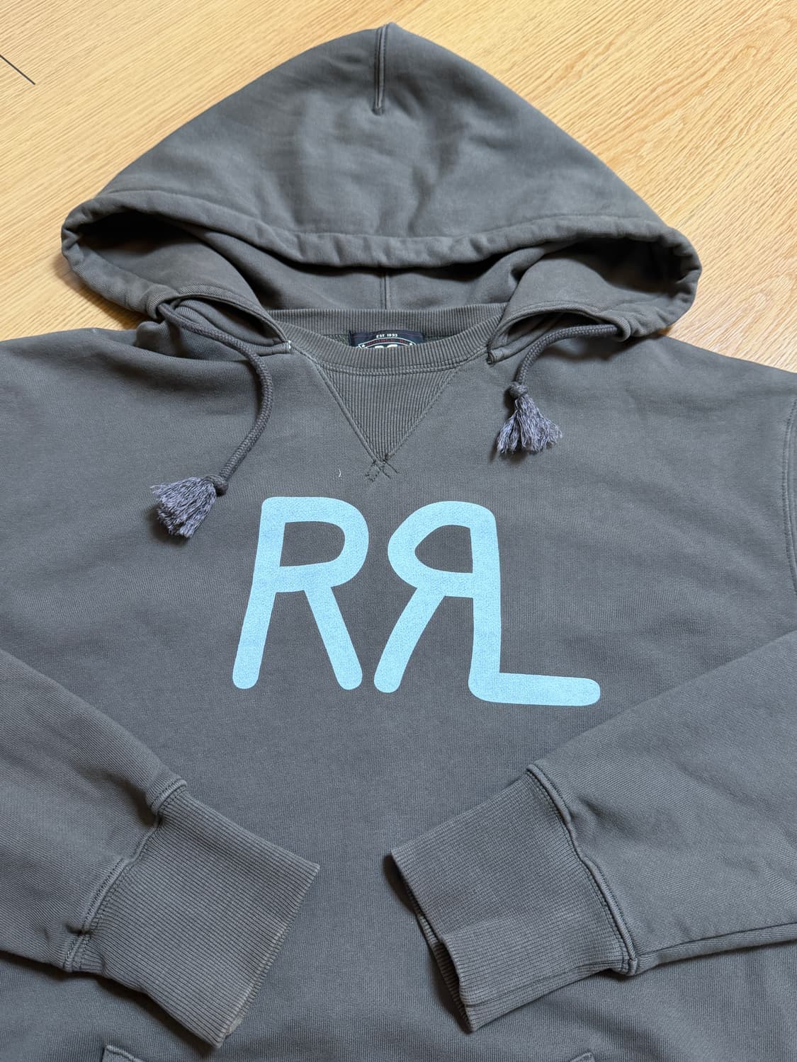 RRL 더블알엘 후드티 브라운 상품이미지2