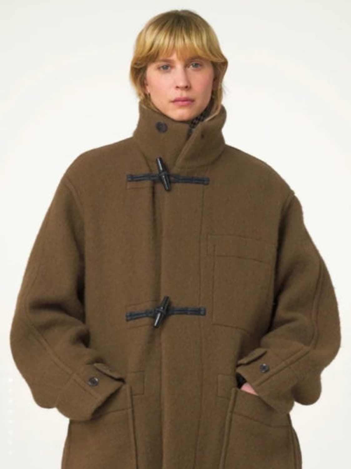 르메르 배스로브 코트 올리브 브라운 34 판매합니다 상품이미지4