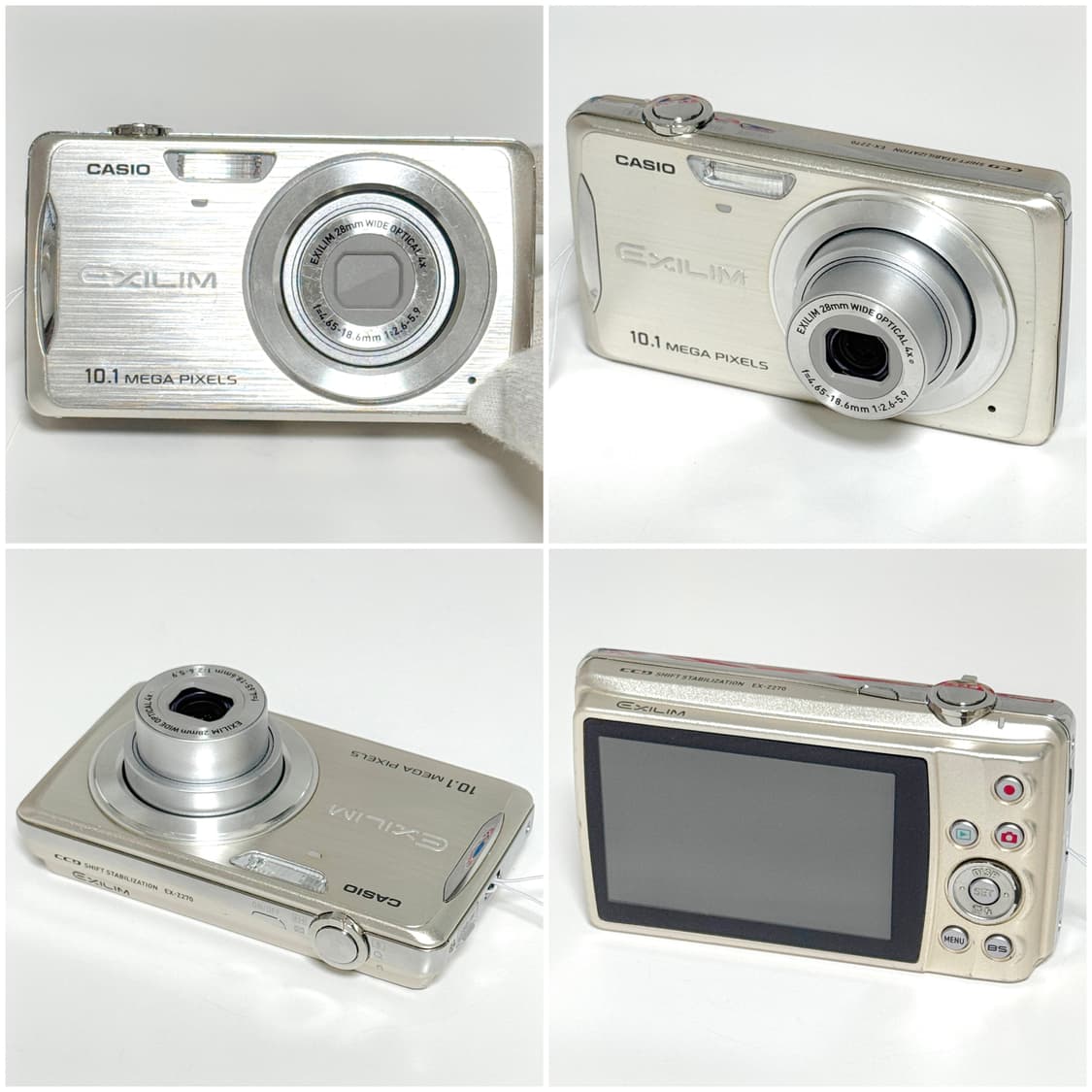 카시오 엑슬림 Z270 샴페인골드 빈티지디카 상품이미지4