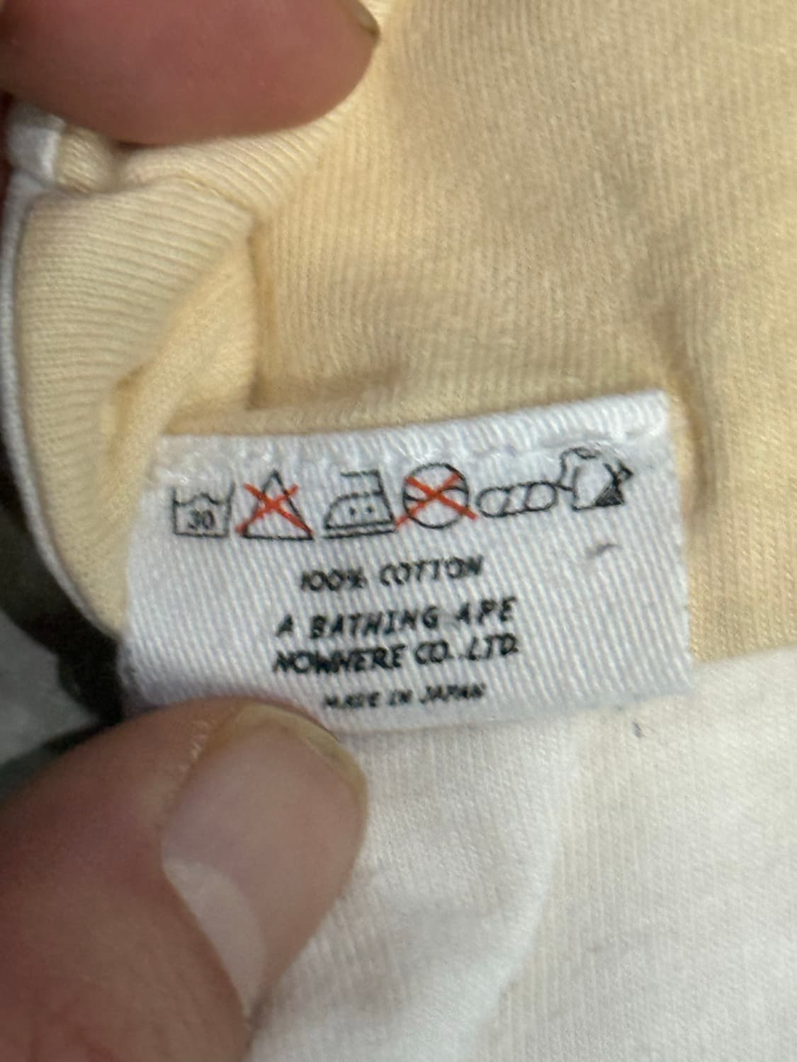 니고 시절 진짜 베이프 리버시블 링거티 반팔 티셔츠 상품이미지6