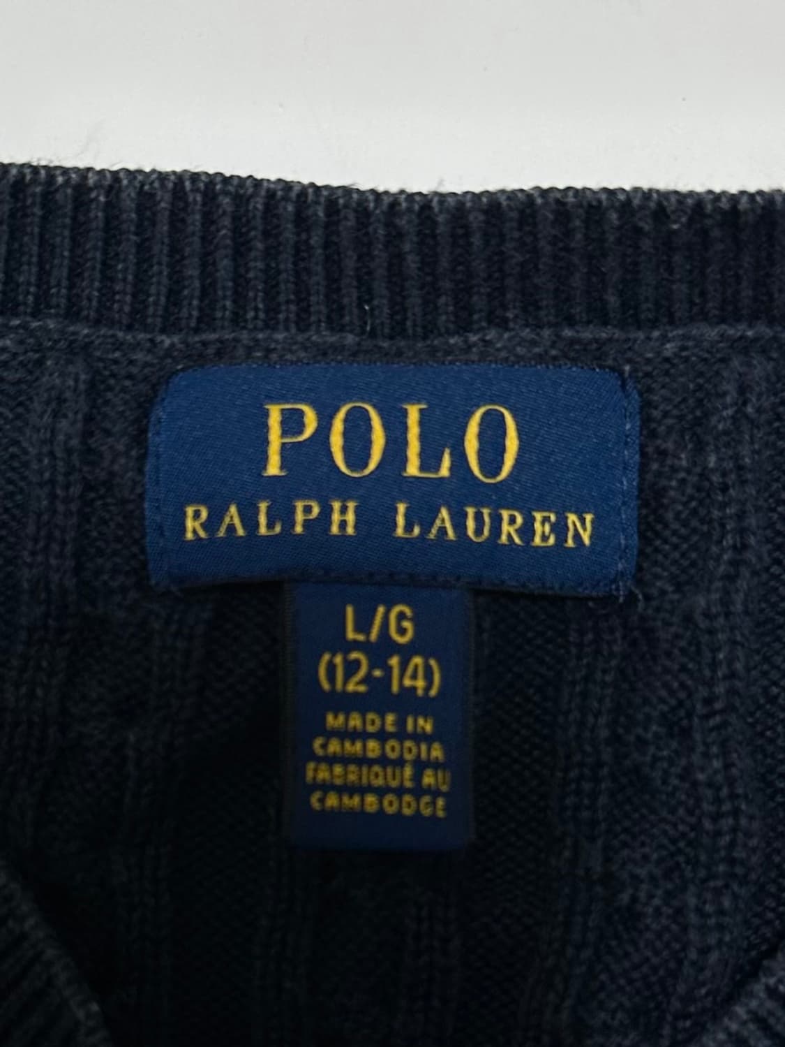 폴로 랄프로렌 꽈배기 네이비 가디건 상품이미지4