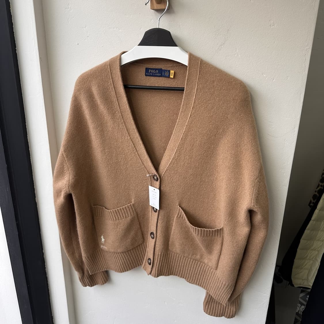 15731 - 폴로 랄프로렌 베이지 울 블렌드 가디건 상품이미지2
