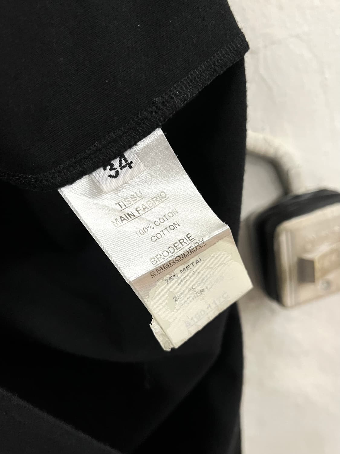 발망 2011SS 데카르넹 레더 메탈 체인 견장 슬리브리스 상품이미지5