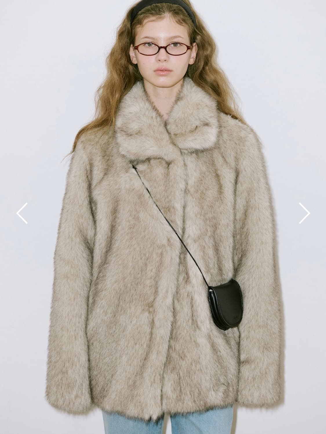 시눈 헤비 믹스 퍼자켓 애쉬브라운 상품이미지2