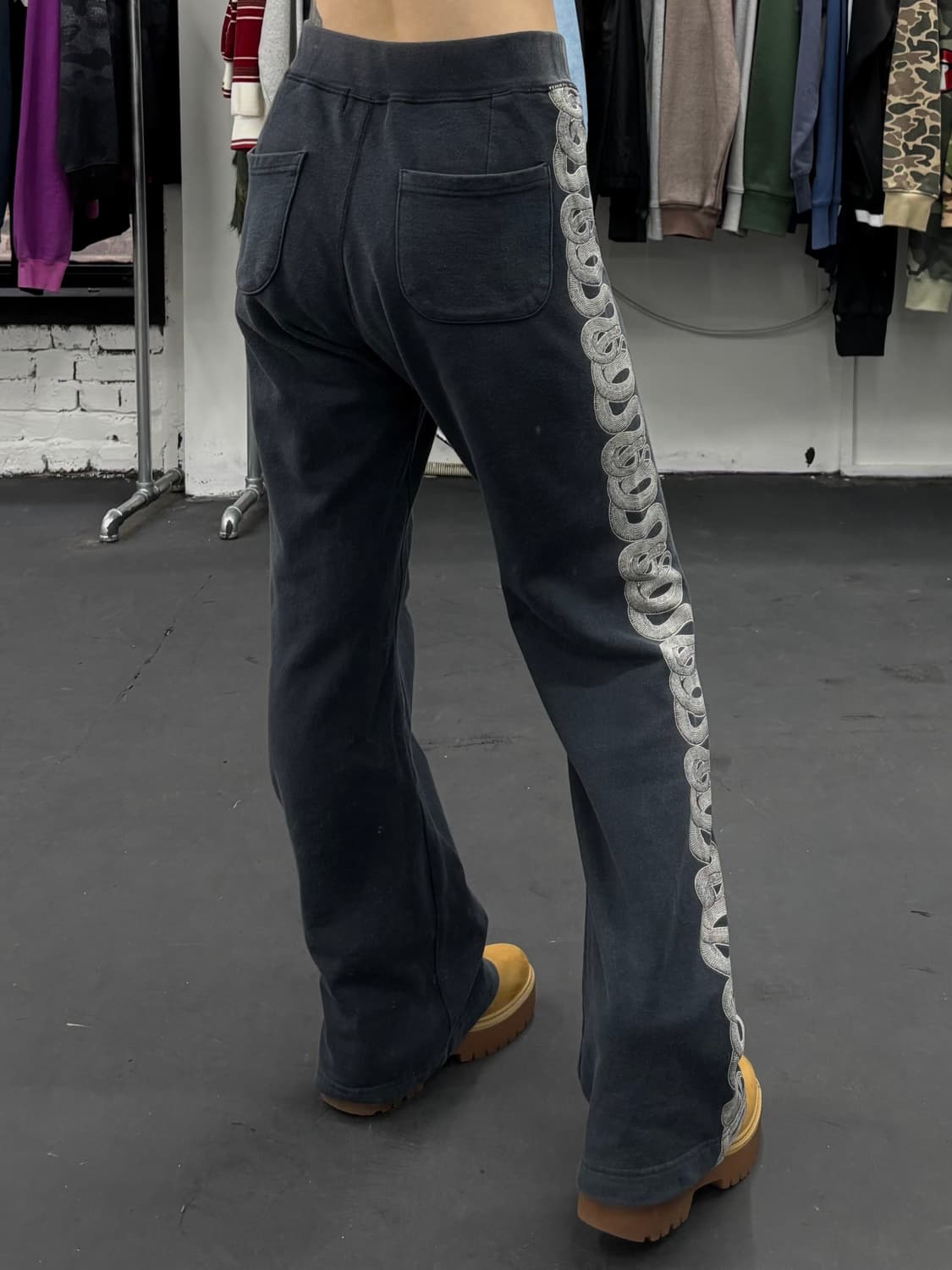 히스테릭 글래머 사이드 스네이크 스웻팬츠 상품이미지6