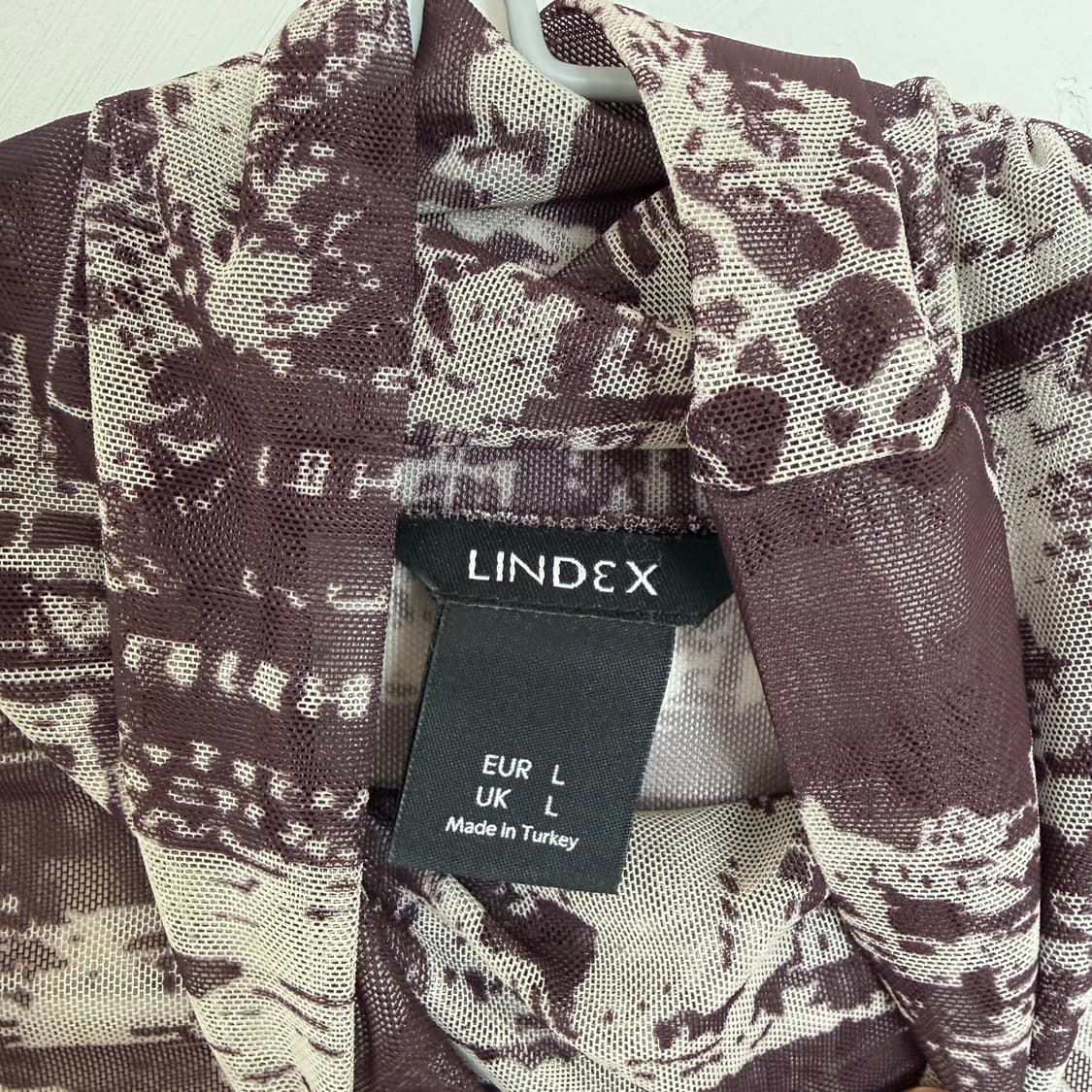 패턴 시스루 폴라티 상품이미지2