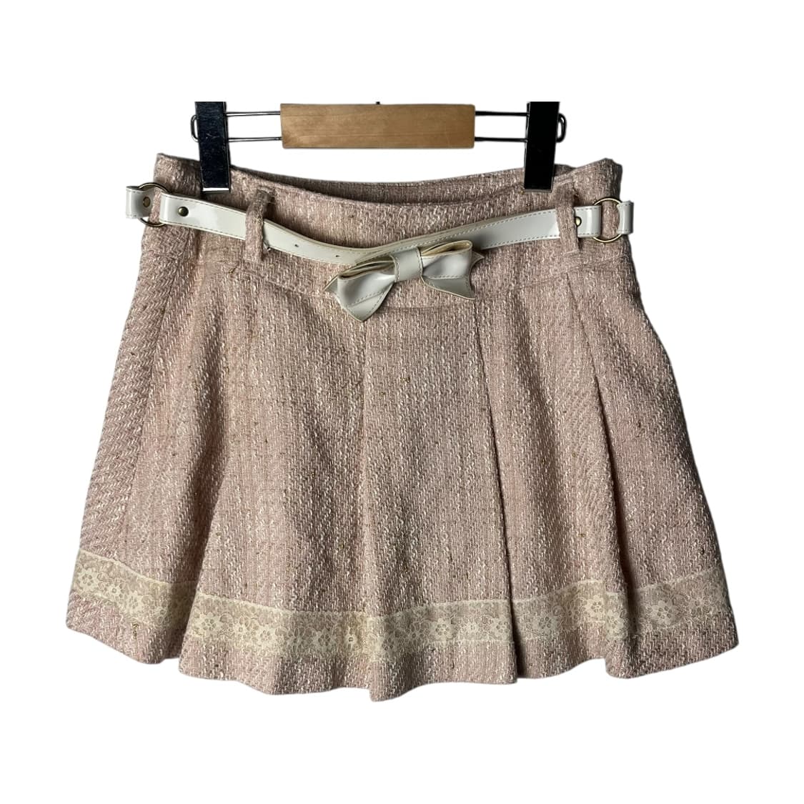 [JPN] 빈티지 러블리 트위드 미니스커트 상품이미지1