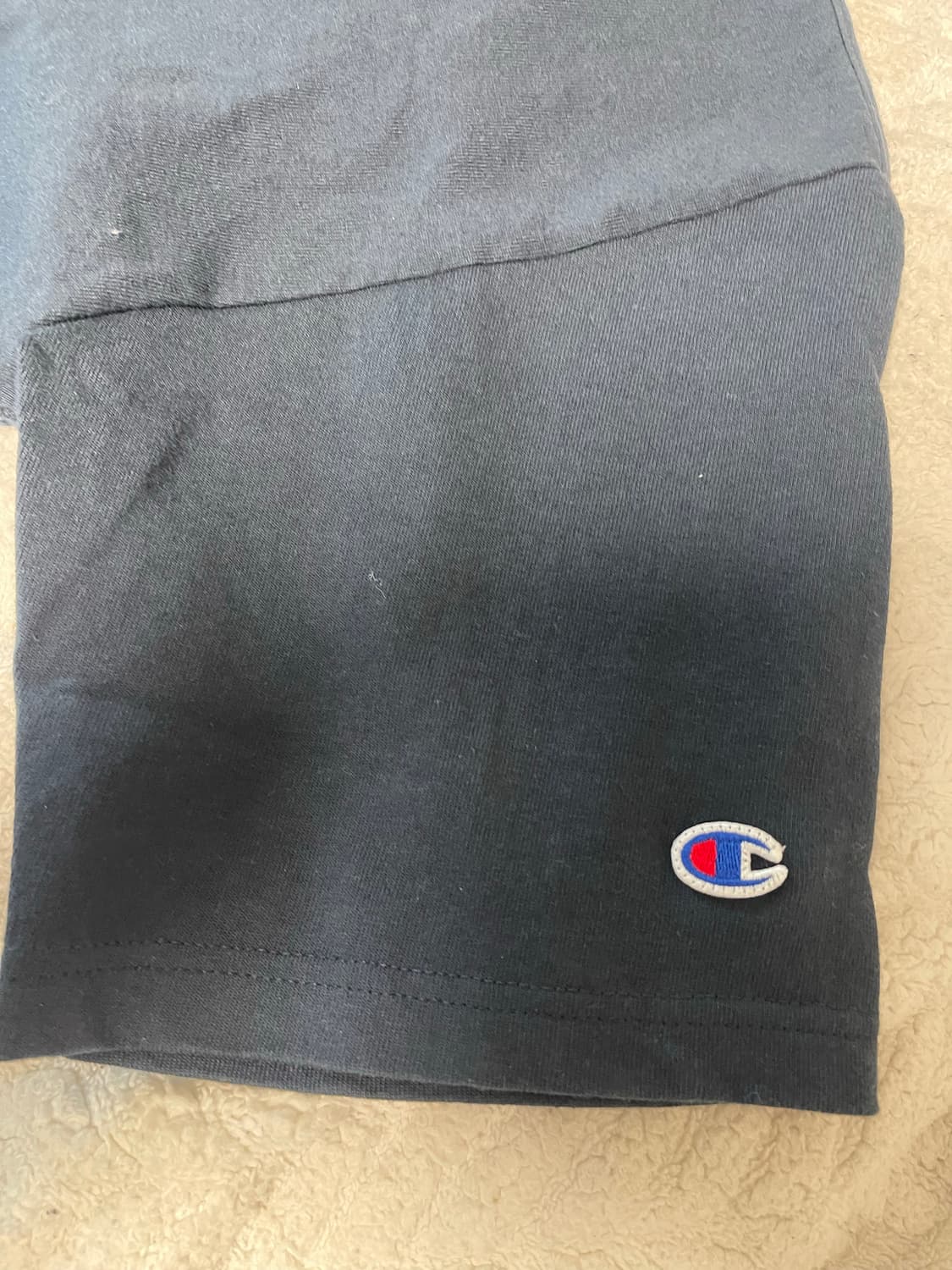 챔피온 usa T1011 헤비코튼 라운드 반팔티셔츠 네이비XL 상품이미지2