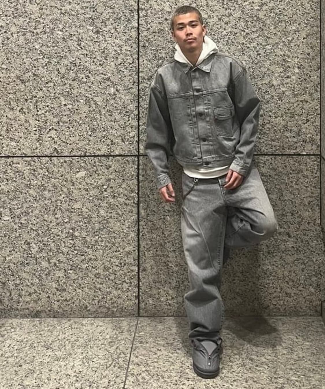 빔즈 리바이스 슈퍼와이드 데님 실버 32사이즈 택보유 상품이미지8