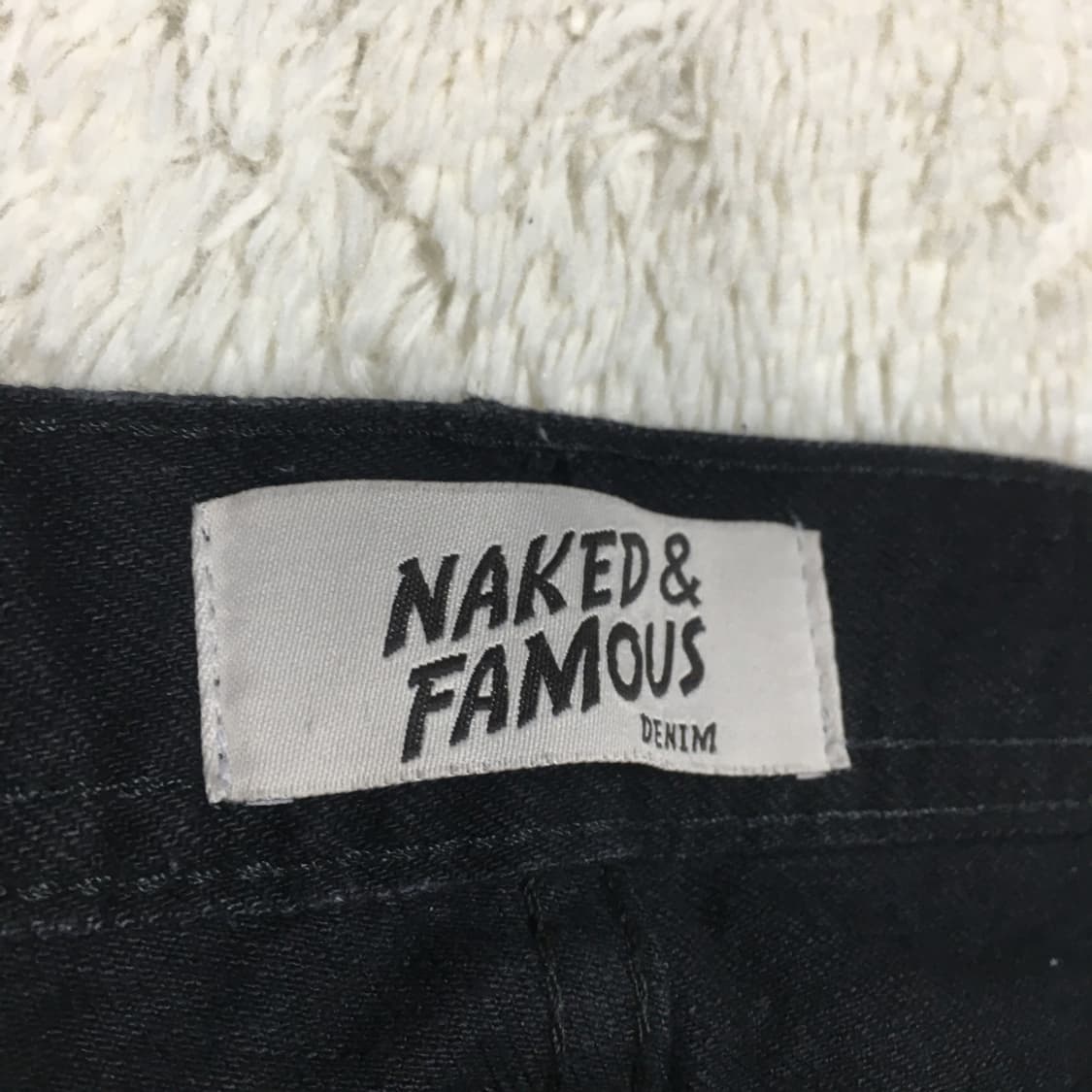 네이키드 페이머스 블랙 데님팬츠 BB15 상품이미지3