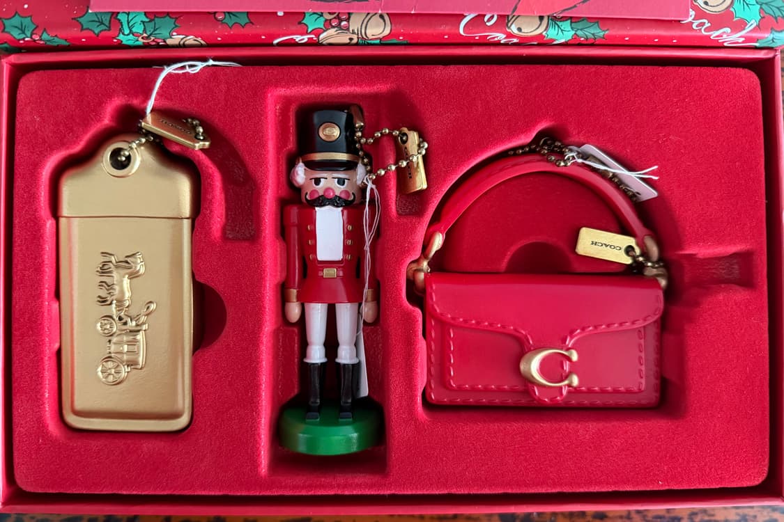 [새상품] 코치 COACH 크리스마스 트리 오너먼트 3종 세트 선물 상품이미지2