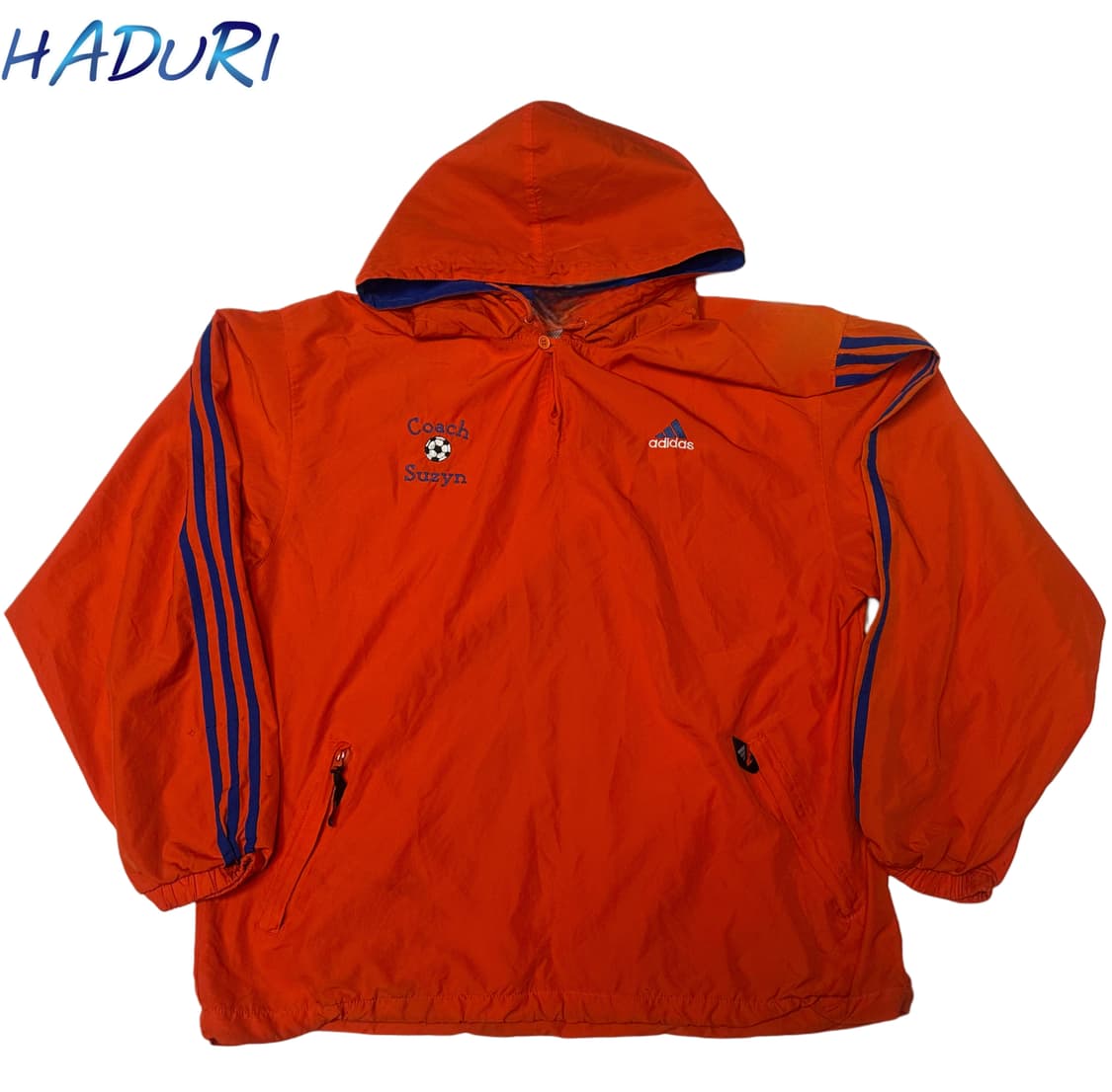 아디다스 90s 삼선 사커오렌지아노락 M 상품이미지1