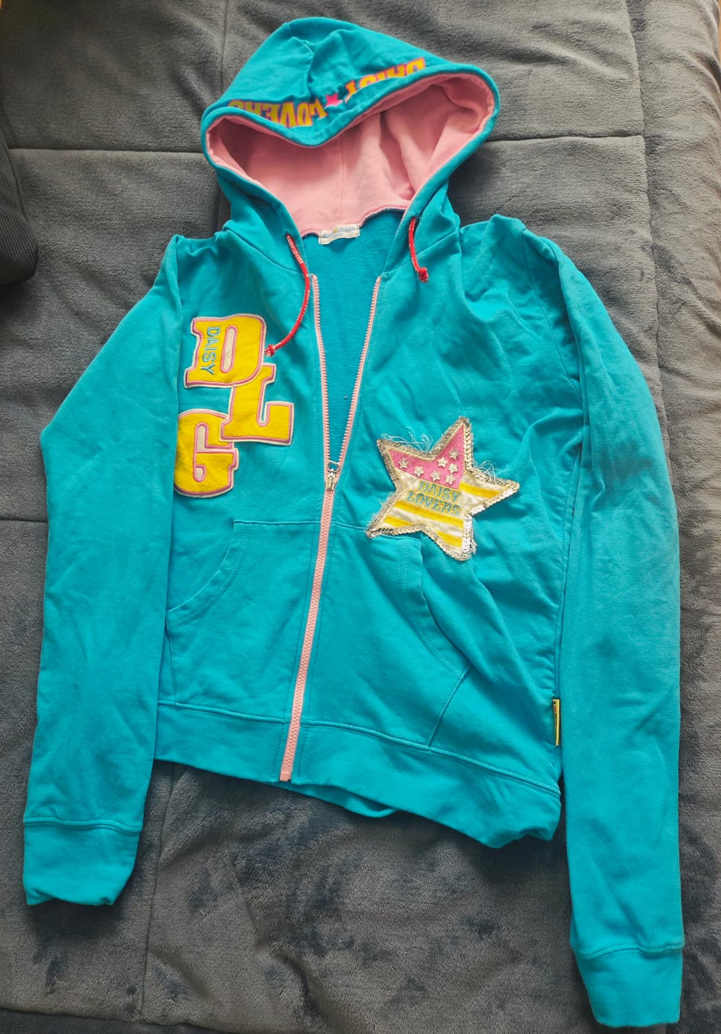 Daisy lover Y2k 후드집업 표기 l사이즈이나 M정도 빈티지 상품이미지1