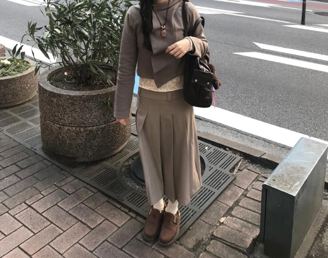 후드 버튼 가디건 상품이미지2