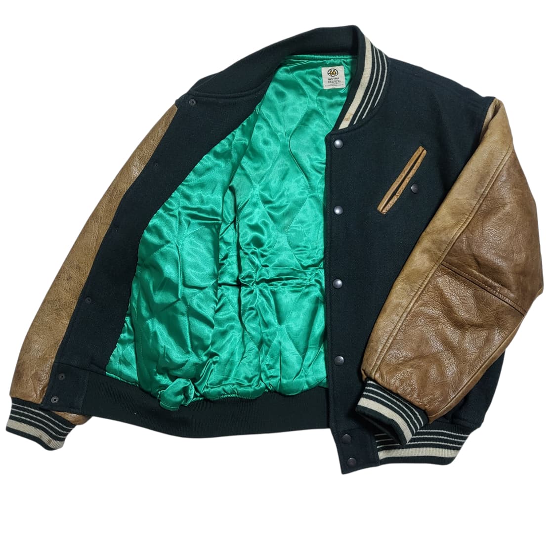 (L) 90s usa 빈티지 바시티자켓 스타디움자켓 가죽자켓 상품이미지4