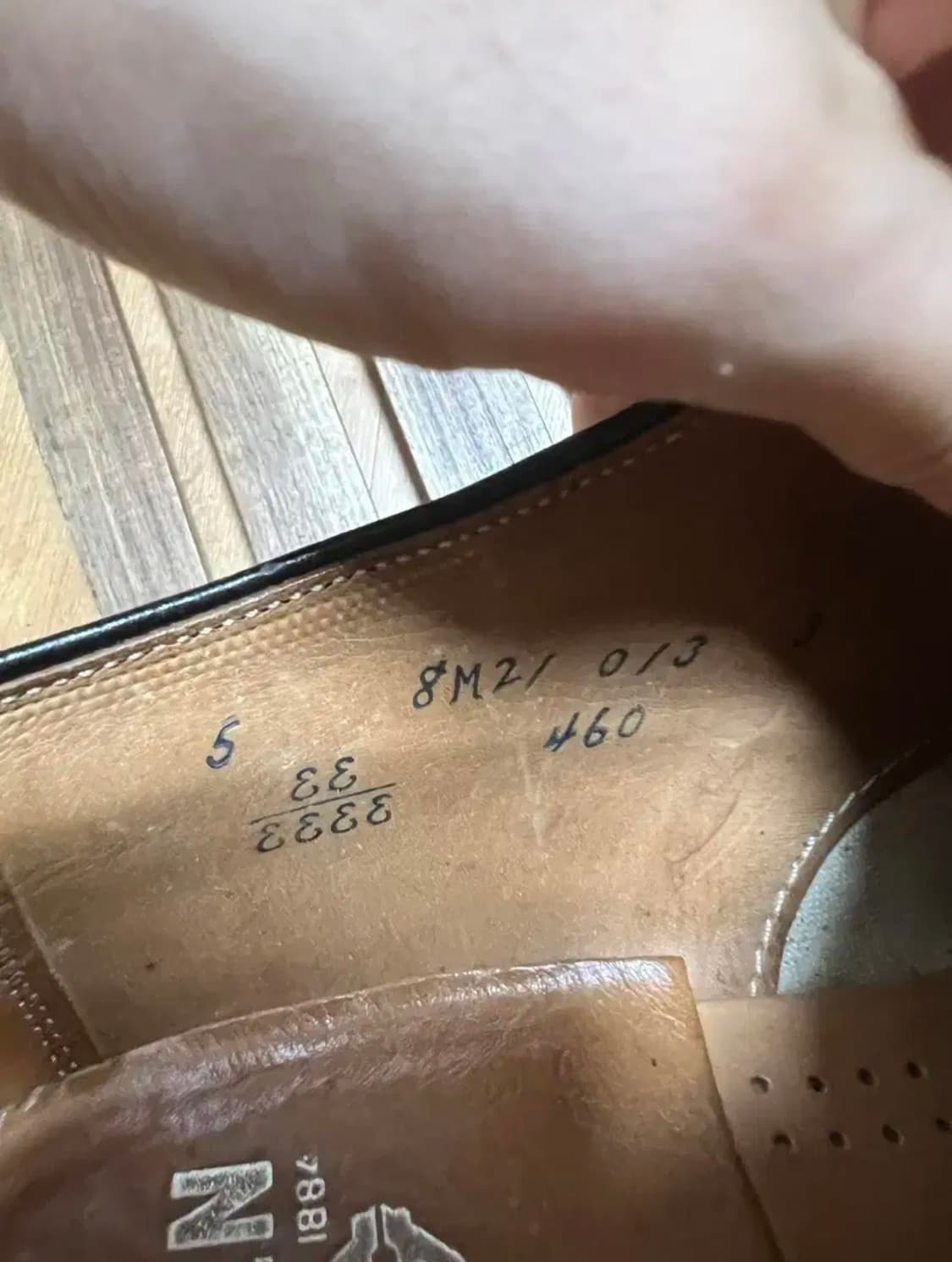 알든 460 빈티지 5사이즈 대략 250사이즈 구두 상품이미지3