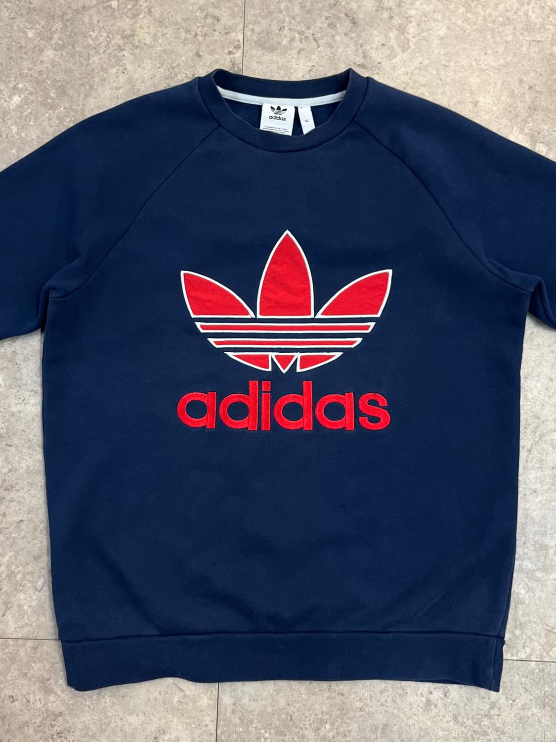 아디다스 기모 맨투맨 네이비 XL #csz2572  상품이미지5