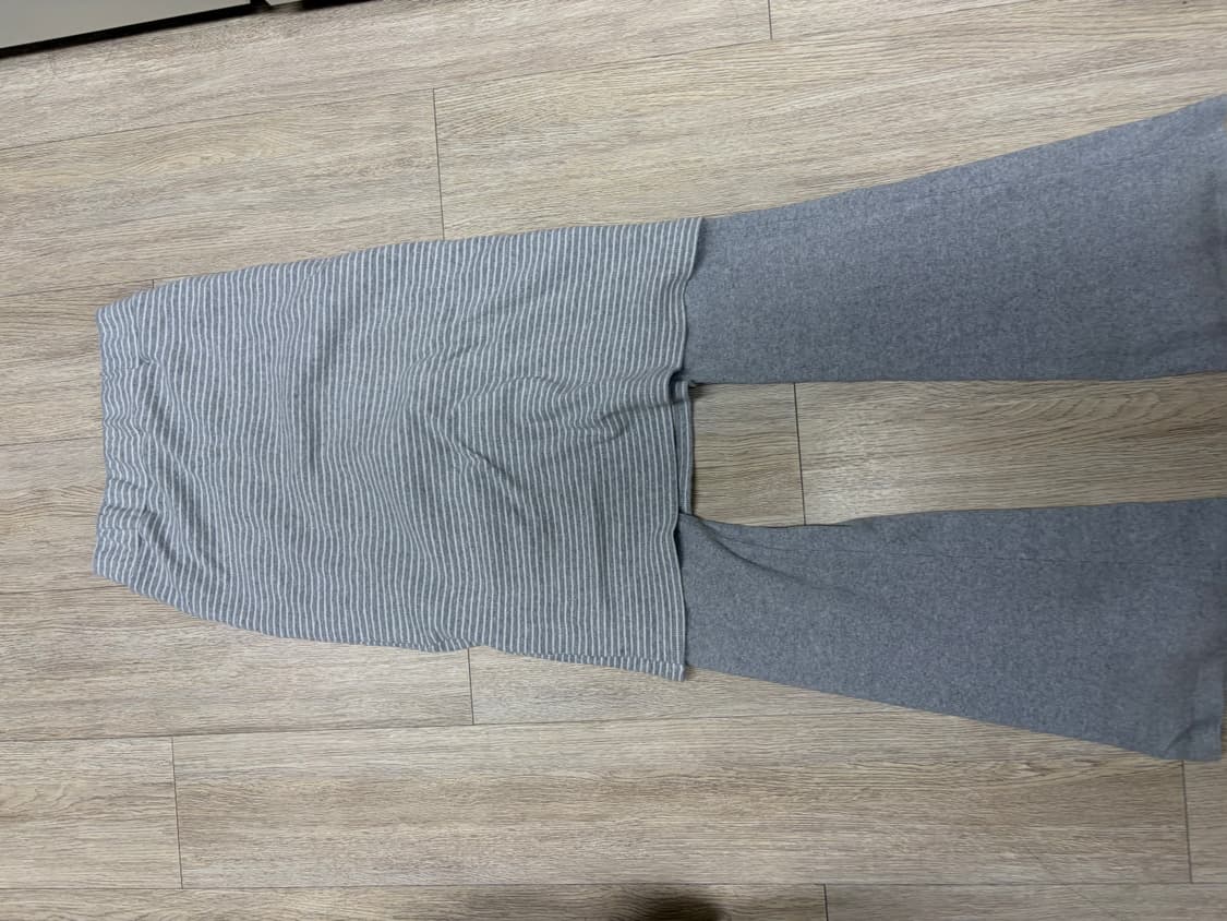 원더비지터 Stripe Skirt pants [Melange grey] 상품이미지6