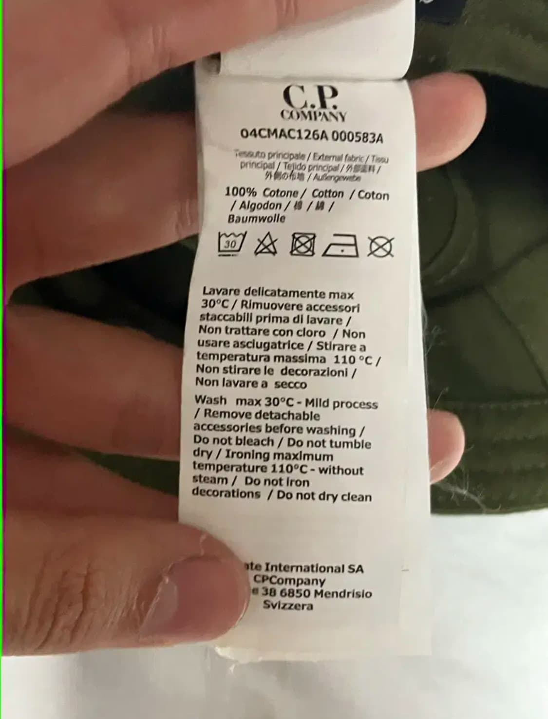 cp컴퍼니 카키 볼캡(ss급 상급, 한정판) 상품이미지7