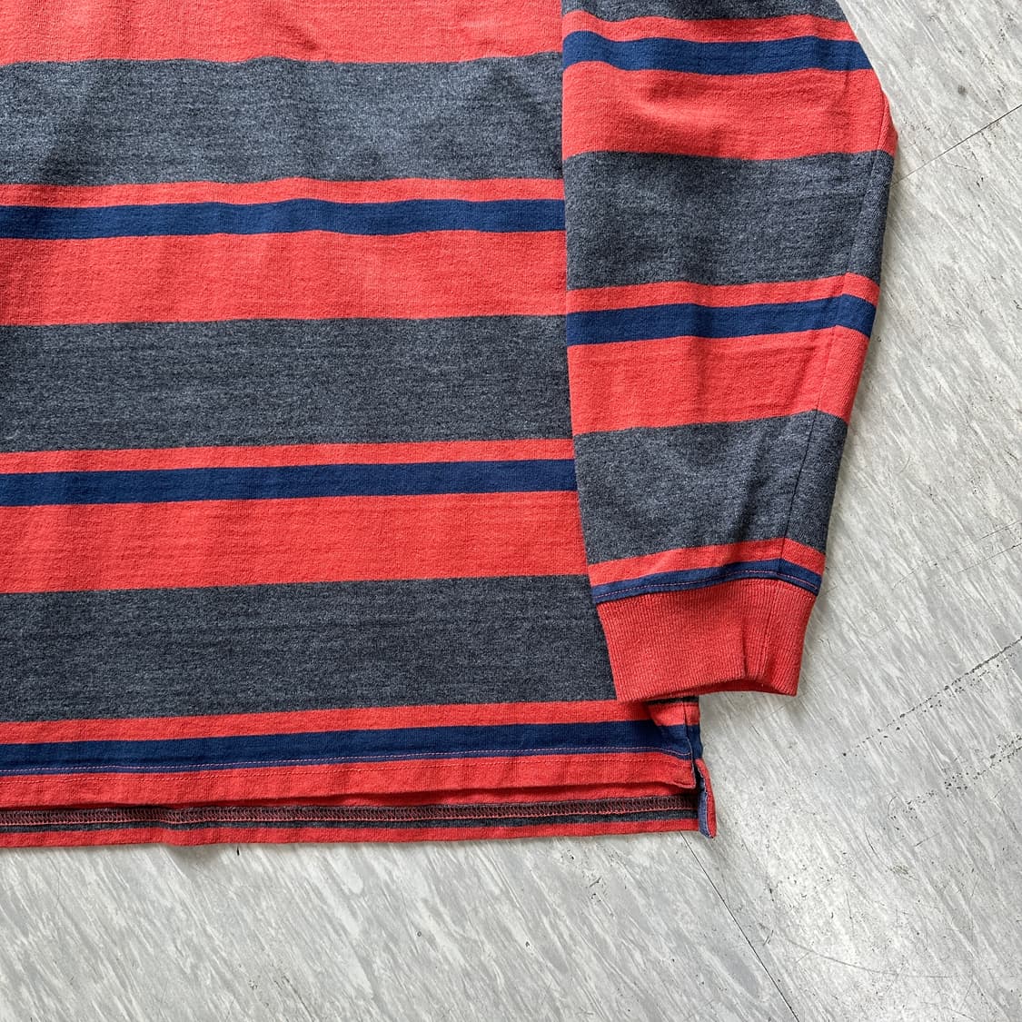 L.L.Bean 엘엘빈 스트라이프 럭비셔츠 XL  상품이미지4