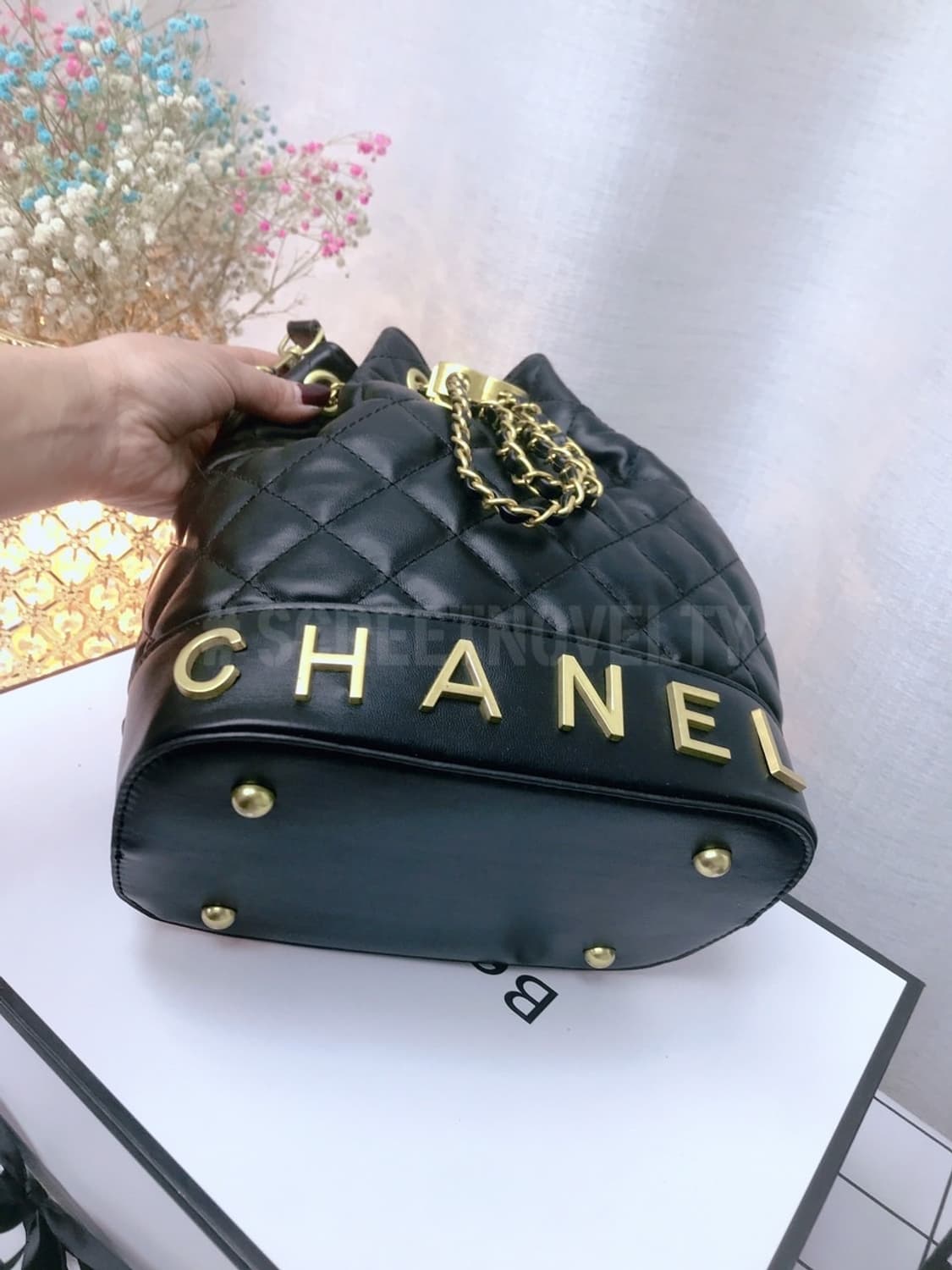 샤넬 CC로고 은장 스트랩 숄더 체인백 상품이미지3