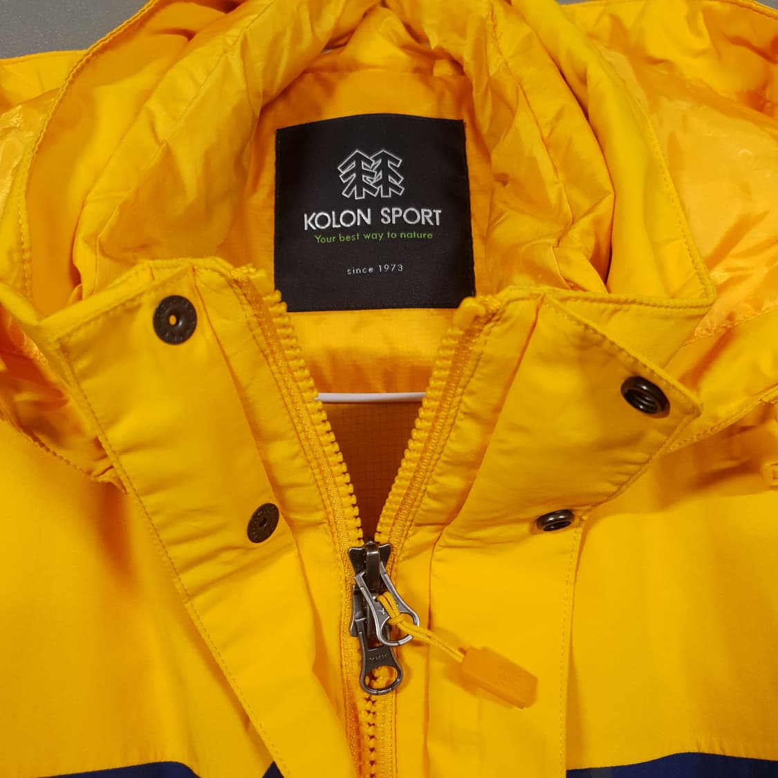 XL) 코오롱스포츠 2L PER 다운 고어텍스 바람막이 자켓 내피 패딩 상품이미지6