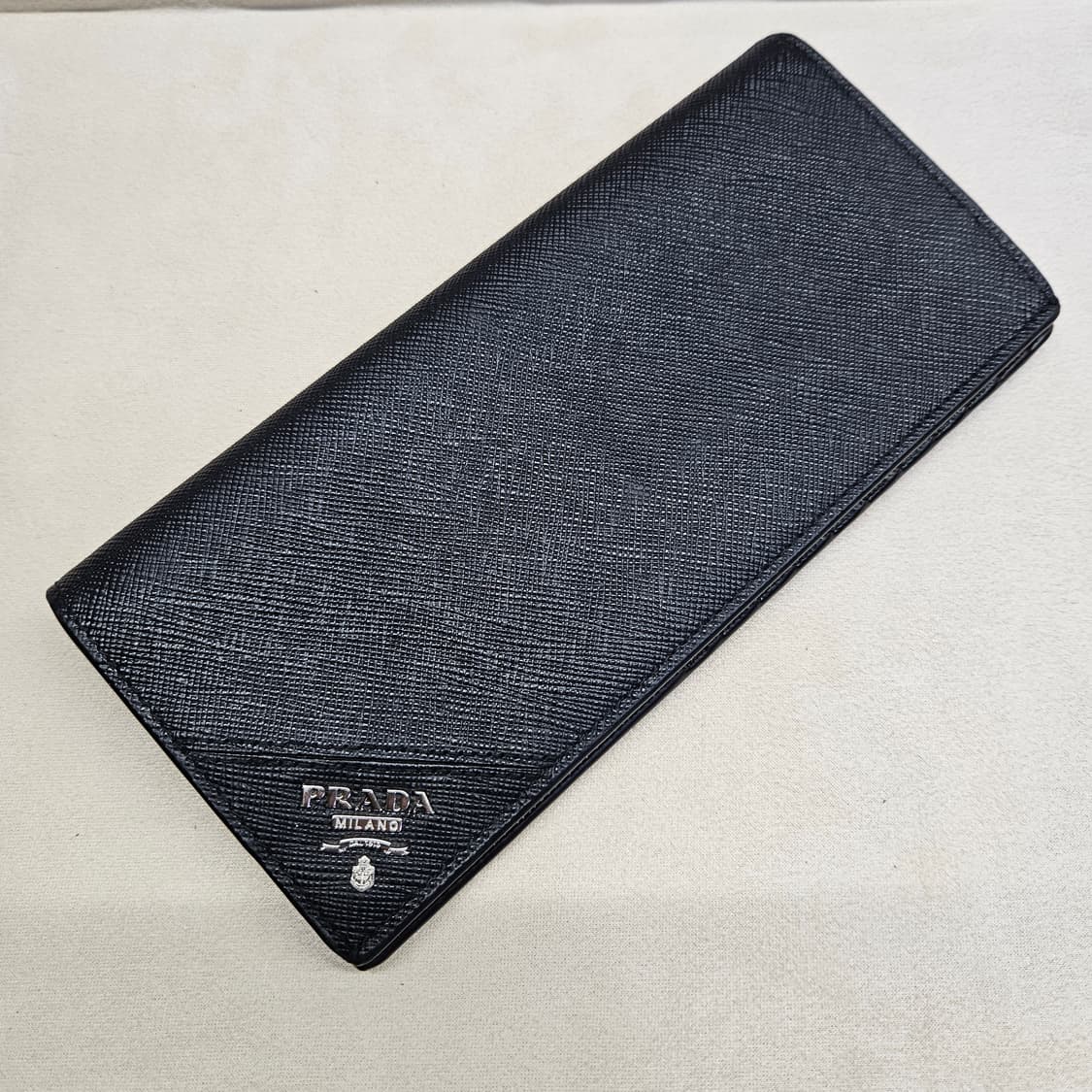 프라다 사피아노 레더 장지갑 블랙 상품이미지4