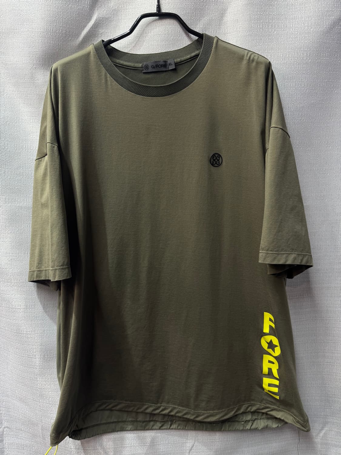 지포어 G/FORE 오버핏 스트링 반팔티 XL(XL) 상품이미지1