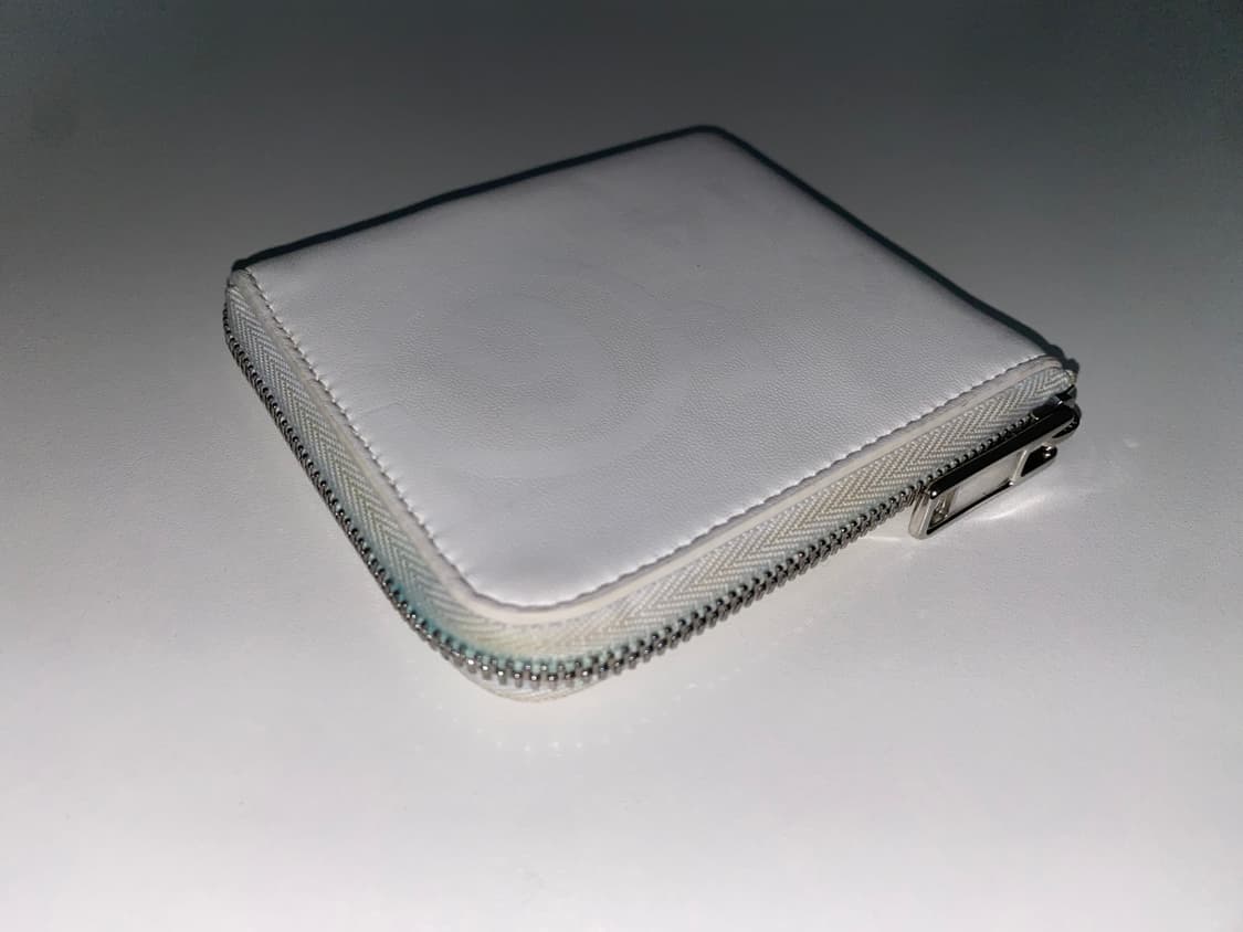 메종마르지엘라 화이트 MM6로고 코인 지퍼 상품이미지4