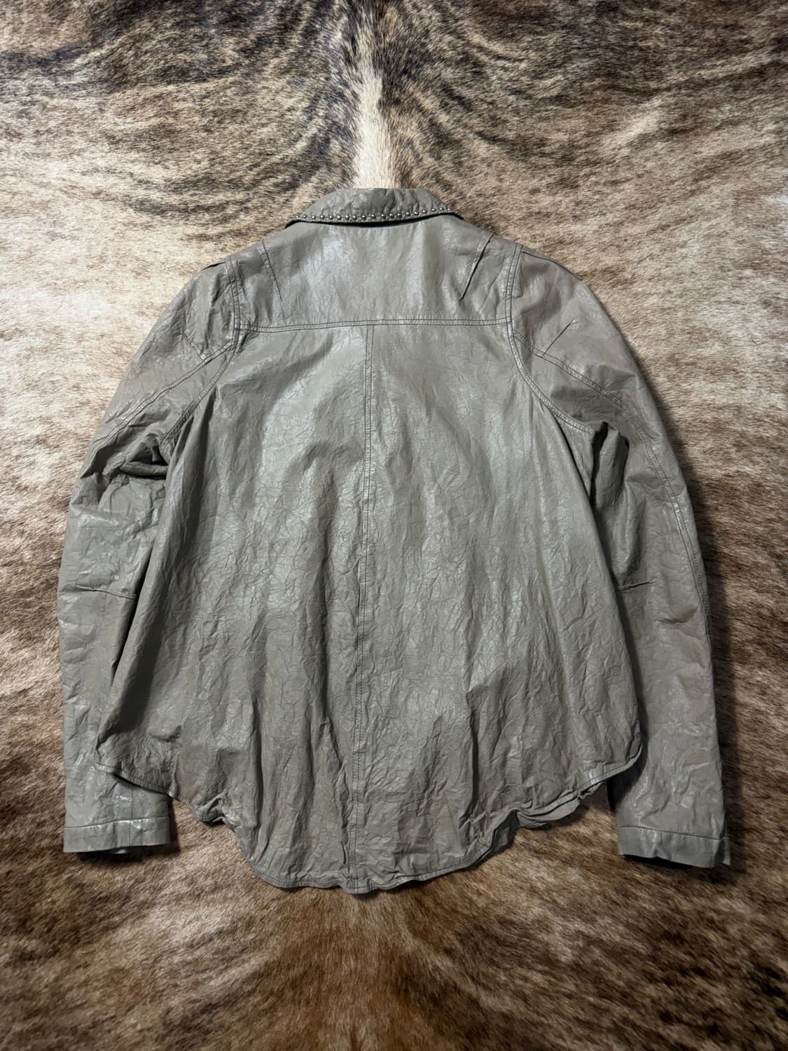 Undercover Stud Cow Leather Jacket 상품이미지2