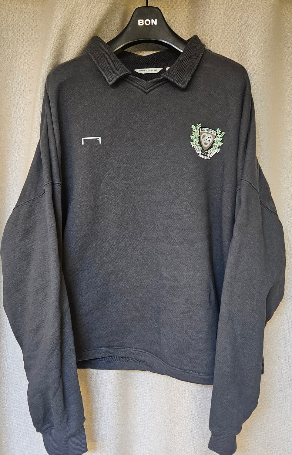 골스튜디오 헤링본원단 카라맨투맨 (2XL) 상품이미지1