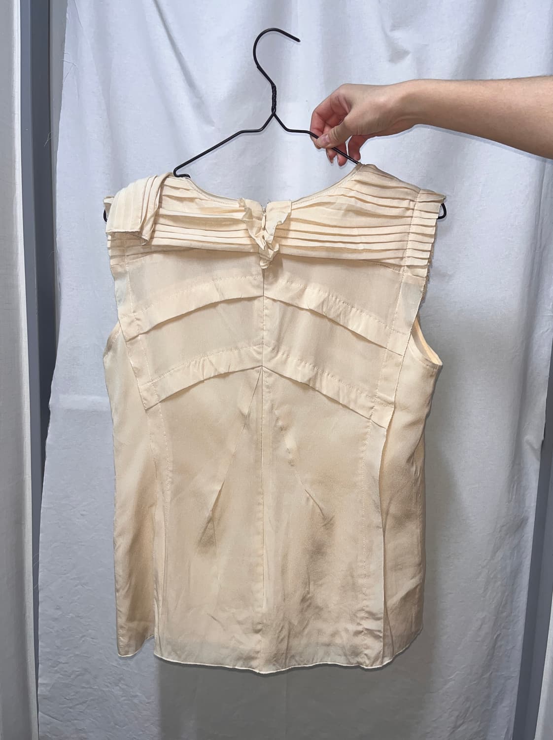 SYSTEM silk pleats sleeveless 상품이미지2