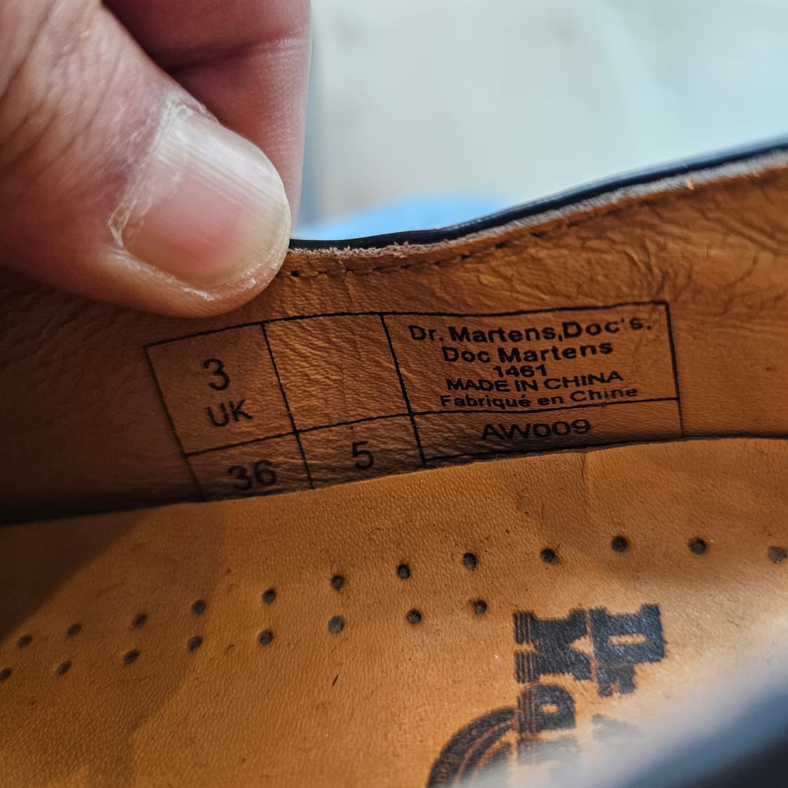 230 닥터마틴 3홀 네이비 1461 상품이미지3