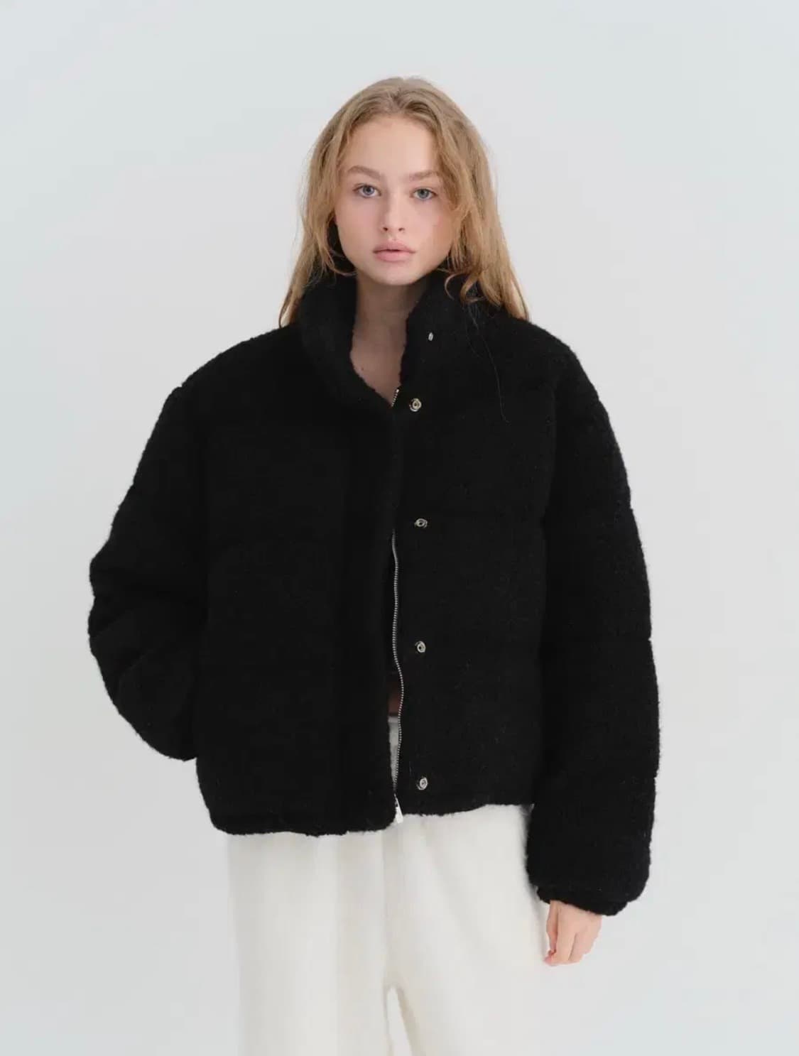 리본빛 패딩 Mare Wool Puffer Jacket 상품이미지1