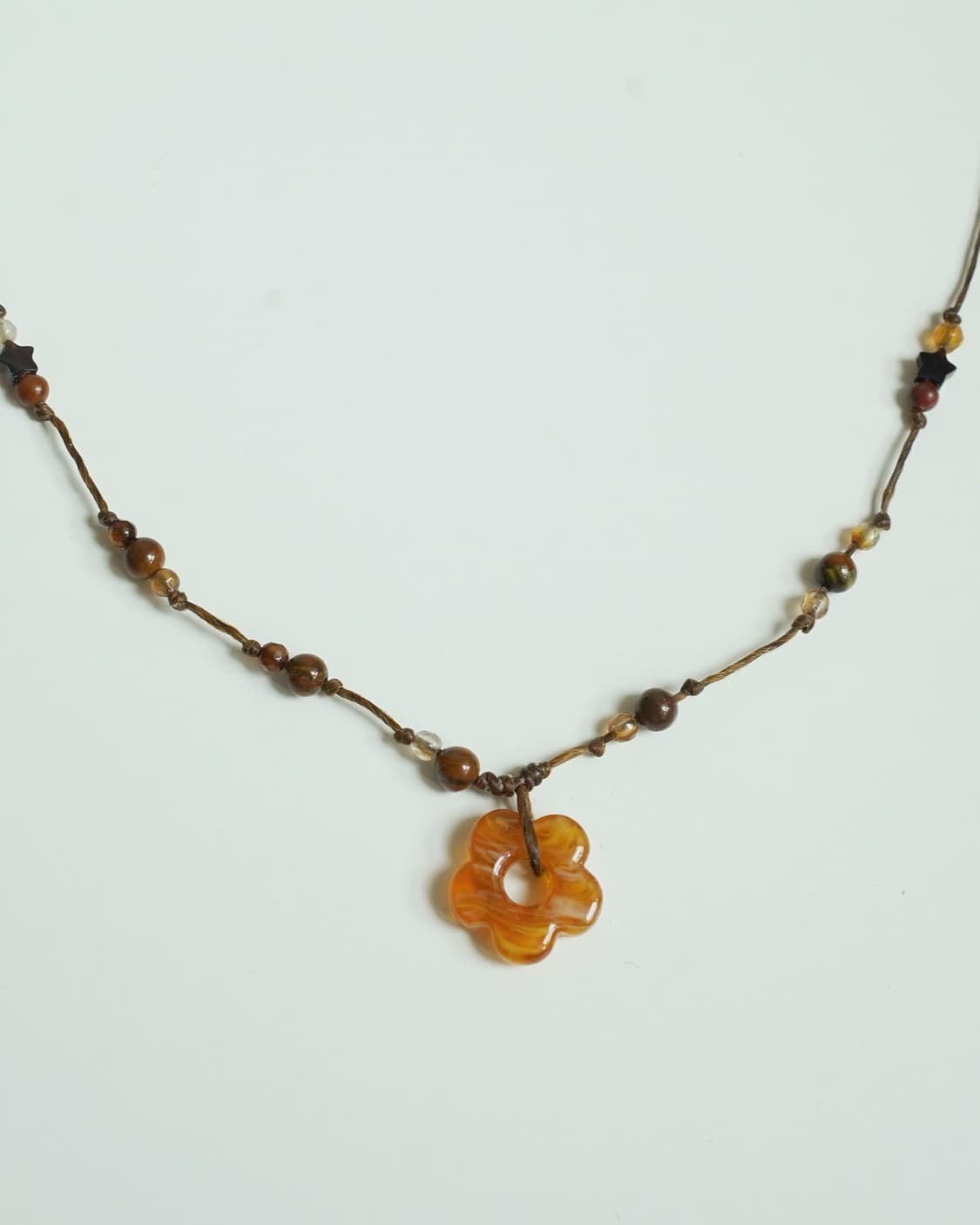 pumkin san-flower necklace 펌킨 산플라워 목걸이 상품이미지6