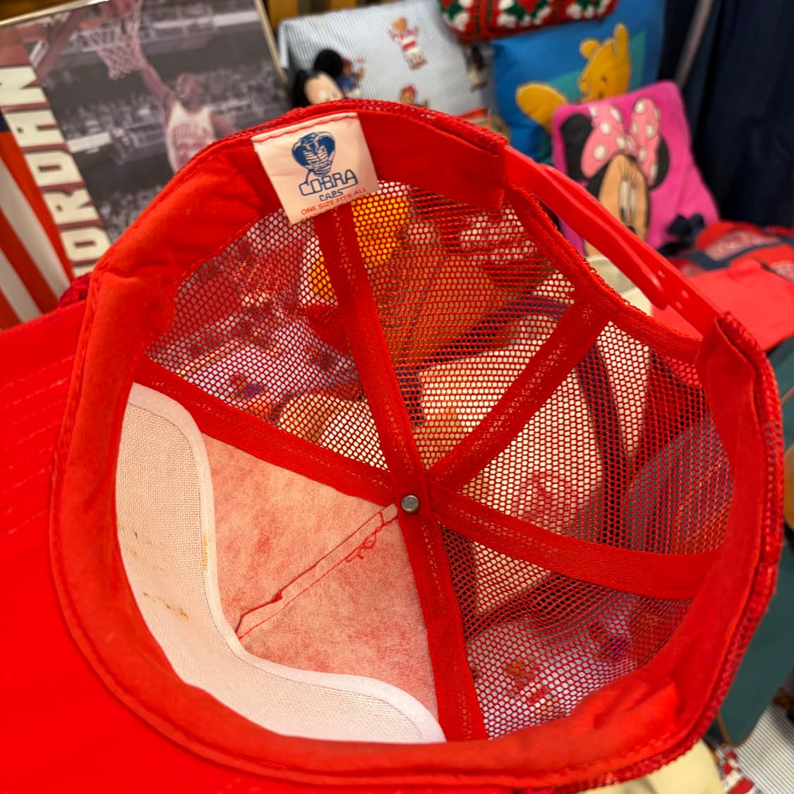 90s USA 빈티지 사우스조지아 트러커 매쉬 볼캡 모자  상품이미지7