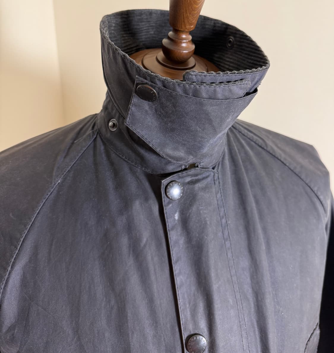 바버 베들레 왁스 자켓 네이비 C34 영국제  상품이미지4