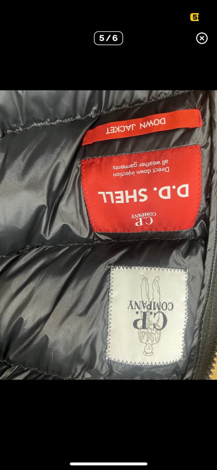 cp컴퍼니 후드식 경량패딩 21fw 상품이미지5