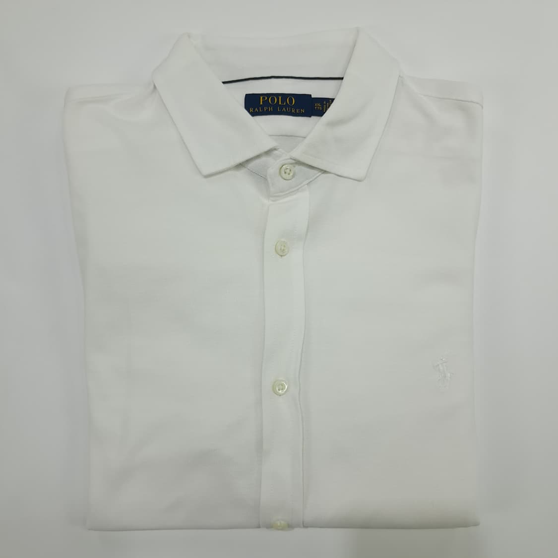 Co790 2XL 폴로 랄프로렌 화이트 메쉬 긴팔 셔츠 남방 상품이미지9